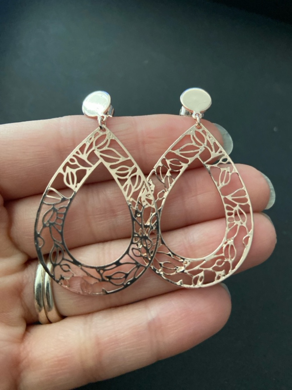 Intricate Golden Earrings